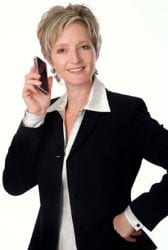 Advanced Financial Services receptionist taking a call